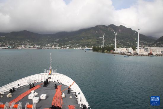 中国海军“和平方舟”号医院船访问塞舌尔