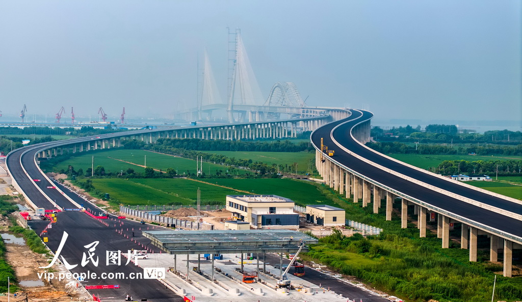 常泰长江大桥附属工程施工稳步推进