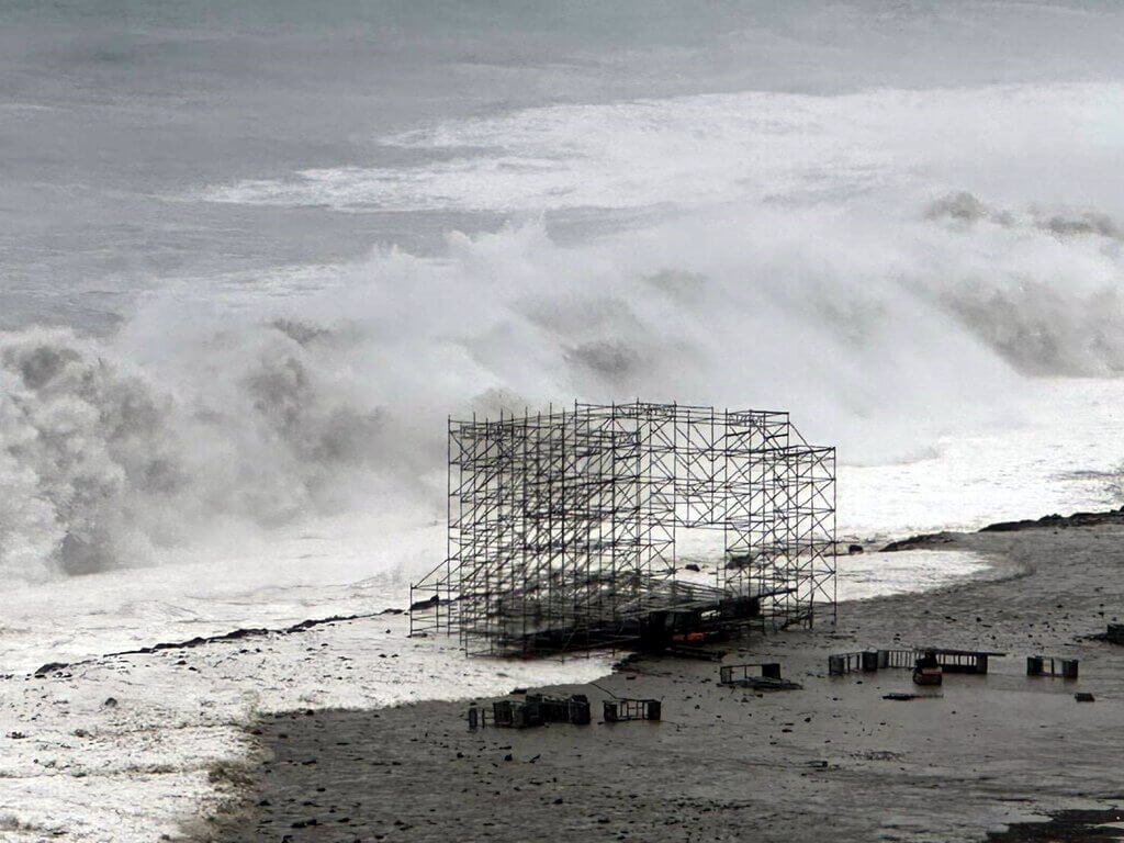 台风“杨柳”登陆台湾 已致1人失踪 2322户停电