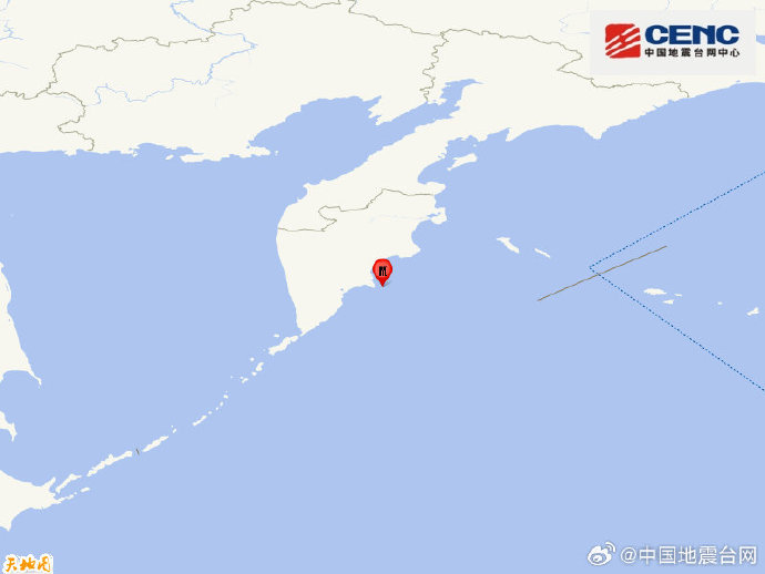 堪察加东岸附近海域发生7.3级地震,震源深度20千米